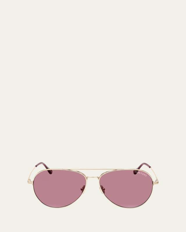 Dashel Metal Aviator Sunglasses